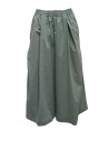 Plantation sage green cropped trousers buy online PL07FF004-09 GREEN