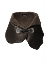 Gaiede shawl in deer leather buy online ATCC002 BLACKxSILVER