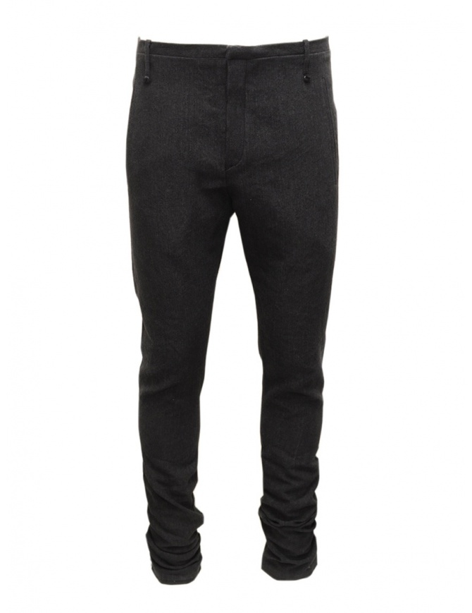 Pantaloni Label Under Construction grigi da uomo 34FMPN108 LW11A 34/9 pantaloni uomo online shopping