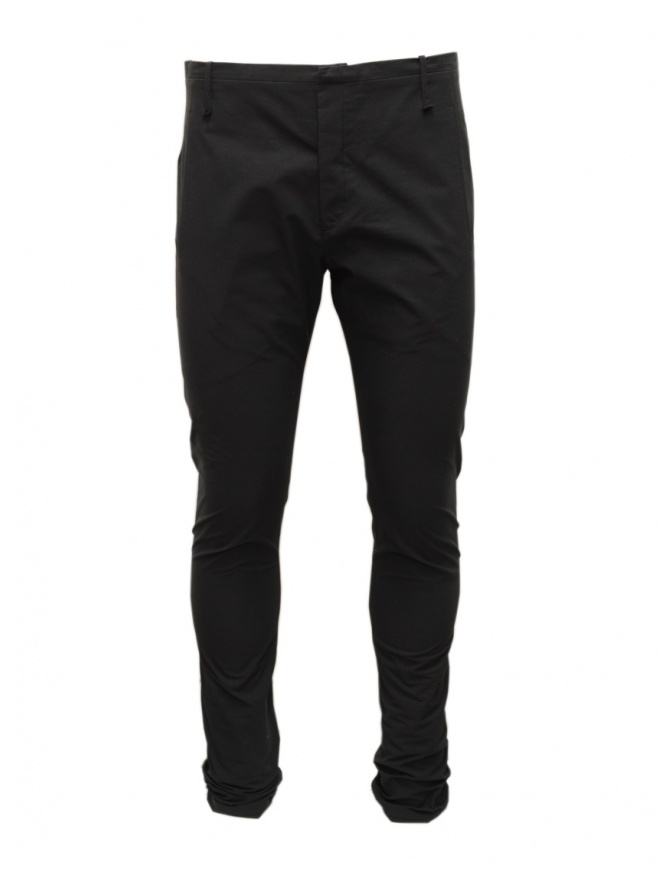 Label Under Construction black cotton pants 35FMPN108 CO186A 35/BK mens trousers online shopping