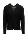 Label Under Construction black cotton cardigan sweater buy online 35YXCR54 CO132 35/BK