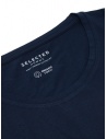 T-shirt blu navy cotone organico Selected Hommeshop online t shirt uomo