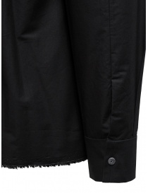 Label Under Construction camicia Invisible Buttonholes nera camicie uomo prezzo