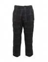 Sage de Cret pantalone a quadri grigio scuro acquista online 31-90-8123 53 CHARCOAL