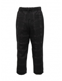Sage de Cret dark gray checked trousers price