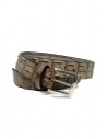 Post&Co PR43CO beige crocodile leather belt buy online PR43CO CORROSIONE