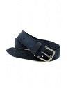 Post&Co 8022CR blue suede belt with studs buy online 8022CR NAVY