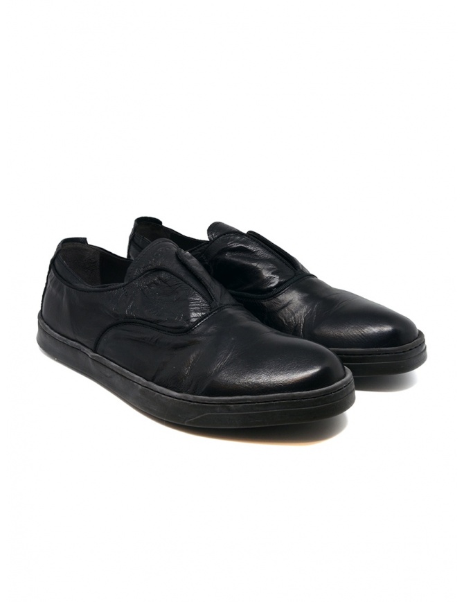 Shoto black kangaroo leather shoes 6327 CANGURO NERO