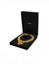 Kyara necklace with small gold-plated carabiners buy online