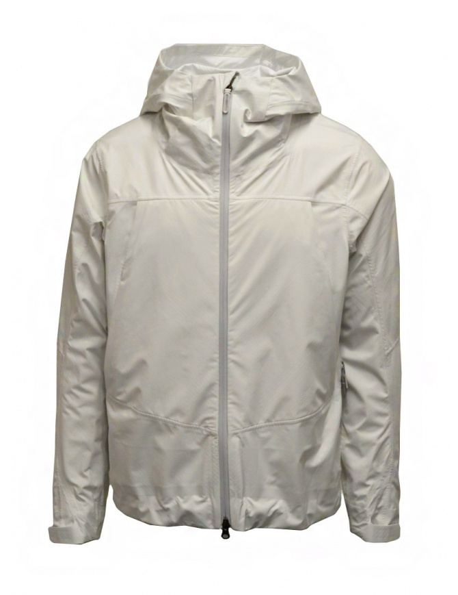 Descente AllTerrain 3D Foam Lamination white windbreaker