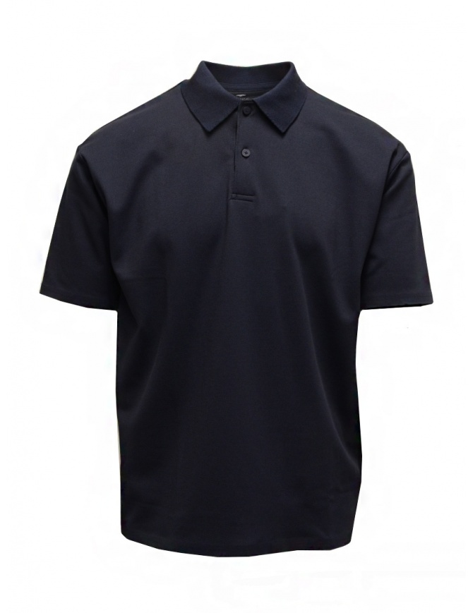 Descente Pause navy blue polo DLMPJA58U NAVY mens t shirts online shopping