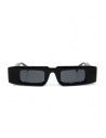 Kuboraum X5 occhiali rettangolari neri lenti grigie acquista online X5 48-28 BS 2GRAY