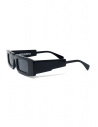 Kuboraum X5 rectangular black glasses with grey lenses shop online glasses