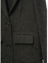 Hiromi Tsuyoshi blazer-cardigan in lana spigata verde P-07 CHARCOALGRAY acquista online