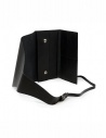 Guidi RP03 black leather wallet with sash RP03 PRESSED KANGAROO BLKT price