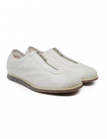 Guidi RN01PZ white low sneakers with zip RN01PZ KANGAROO FULL GRAIN CO00T