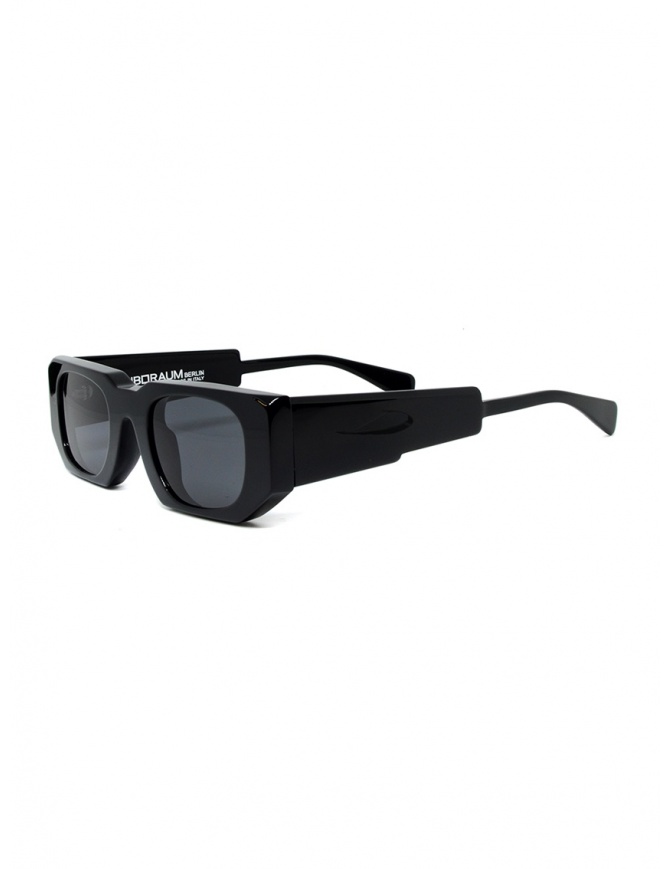 Kuboraum Mask U8 black sunglasses with sharp frame