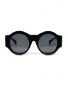 Kuboraum A5 BS black round sunglasses buy online A5 50-21 BS 2GRAY