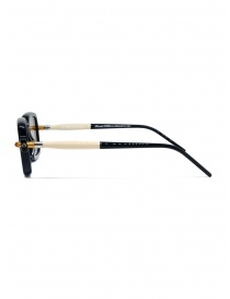 Kuboraum P2 BS black and cream rectangular sunglasses price