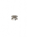 Guidi silver double nail ring shop online jewels