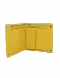 Guidi B7 CO07T wallet in yellow leather buy online