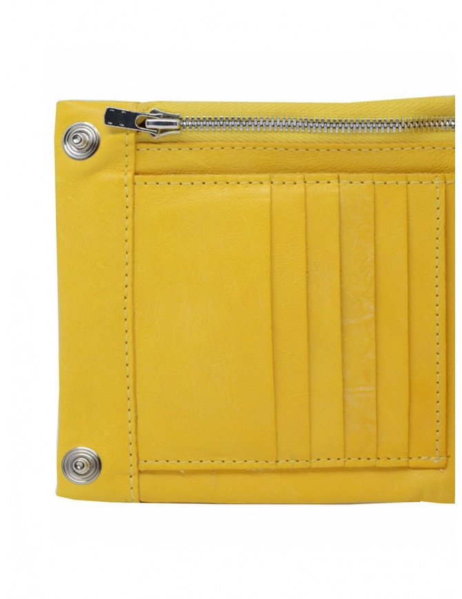 Guidi yellow wallet B7 CO07T in kangaroo leather