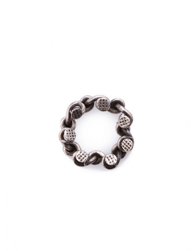 Guidi anello con teste di chiodi in argento G-AN12 SILVER 925