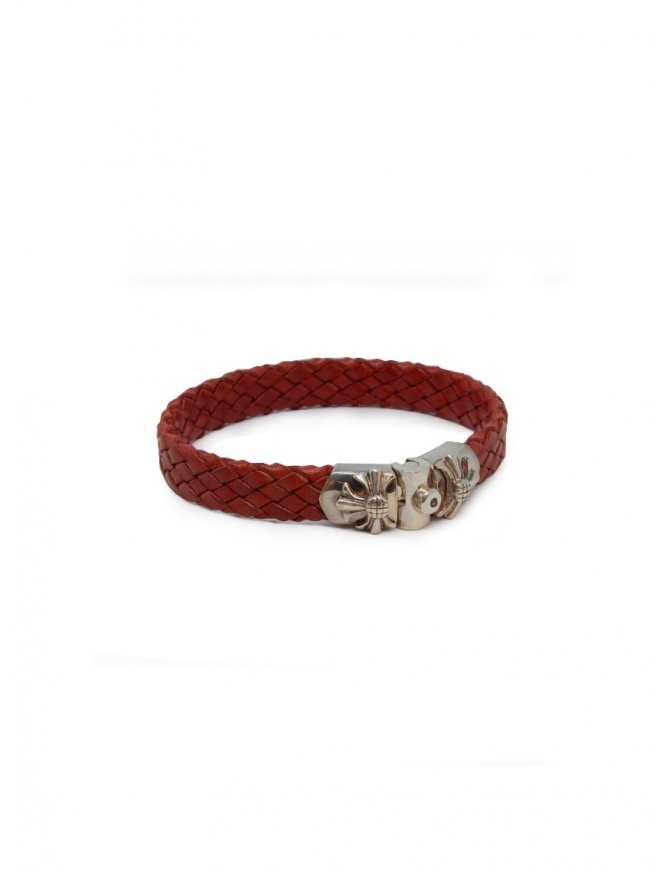 ElfCraft Meteorite braided leather and silver bracelet 219.04.33.10METEOR LEAT.BRAC. jewels online shopping