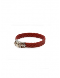 ElfCraft Meteorite braided leather and silver bracelet price