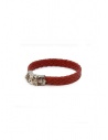 ElfCraft Meteorite braided leather and silver bracelet 219.04.33.10METEOR LEAT.BRAC. price