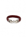 ElfCraft bracelet in woven red leather shop online jewels