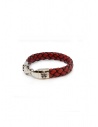 ElfCraft bracelet in woven red leather 224.001.13 LEATHER BRACELET price