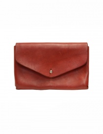 Guidi red horse leather envelope wallet online