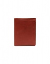 Guidi portafoglio PT3 in pelle di canguro rossa acquista online PT3 KANGAROO FULL GRAIN 1006T