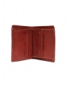 Guidi portafoglio PT3 in pelle di canguro rossa PT3 KANGAROO FULL GRAIN 1006T acquista online