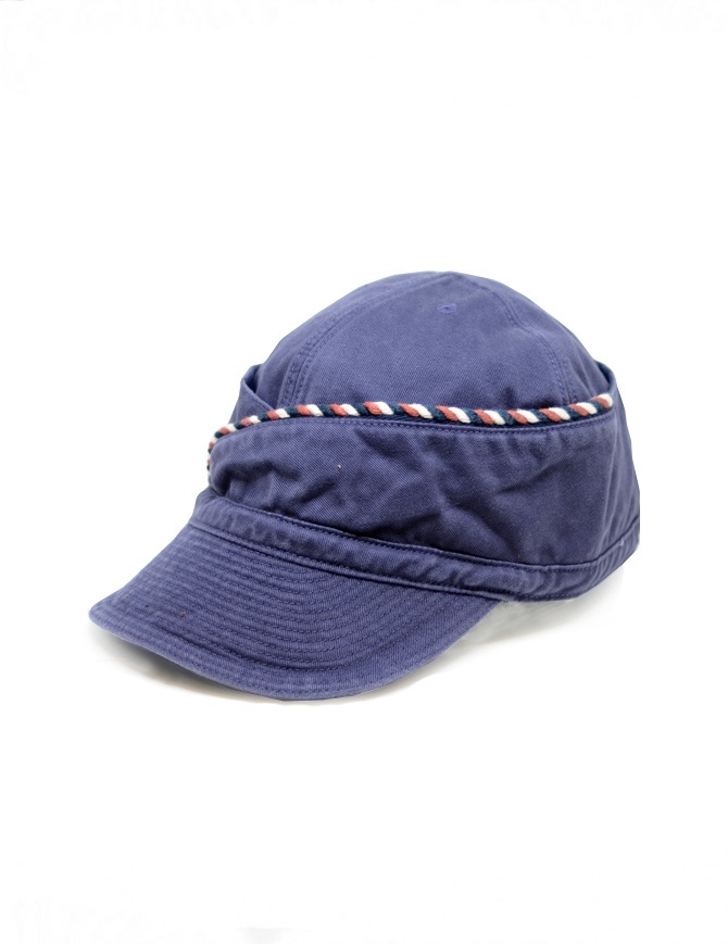 Kapital K2004XH528 blue hat with string
