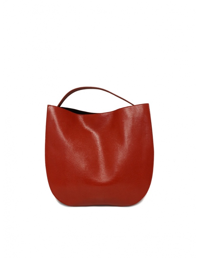 red round handbag