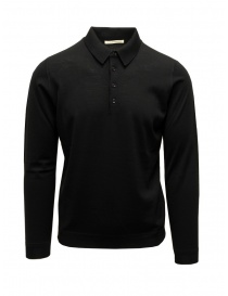 Goes Botanical polo a maniche lunghe nera 103 NERO order online