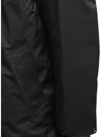 Descente Pause black down jacket with mandarin collar