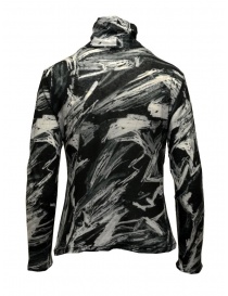 Plantation black and white printed cotton turtleneck sweatshirt buy online