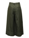 Zucca pantaloni cropped a palazzo verdi con elasticoshop online pantaloni donna
