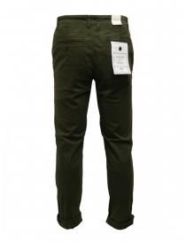 Selected Homme pantaloni in cotone organico verdi