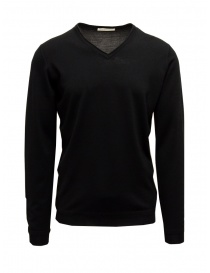 Goes Botanical black sweater V-neckline online