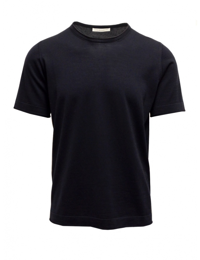 Goes Botanical Blue Extra Fine Merino Wool T-Shirt