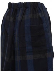Vlas Blomme blue checked cropped pants womens trousers buy online