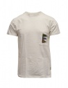 Kapital T-shirt bianca con taschino e bandiere acquista online K2003SC042 WHITE