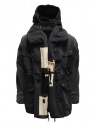 Kapital black multi-pocket ring coat shop online mens coats