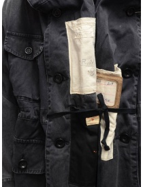 Kapital black multi-pocket ring coat mens coats buy online