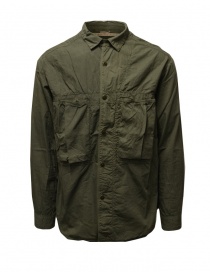 Kapital camicia khaki con tre tasche frontali online
