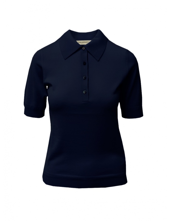 dark blue polo shirt womens